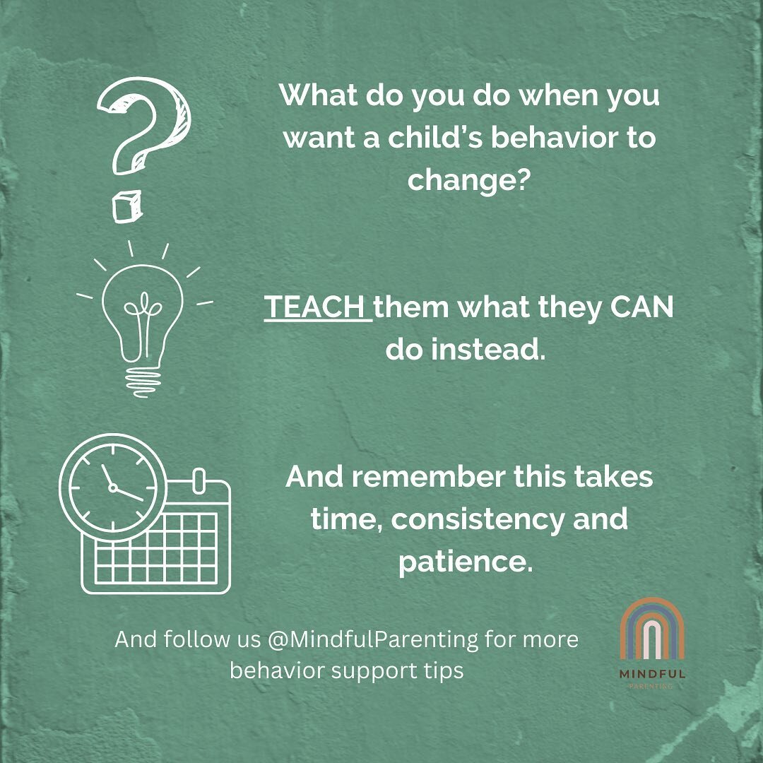 What do you do when you want a child&rsquo;s behavior to change? 🤔This is a question we often get from parents and teachers. 💭

Young children are learning about appropriate and safe behaviors through peer and adult interactions.  When children are