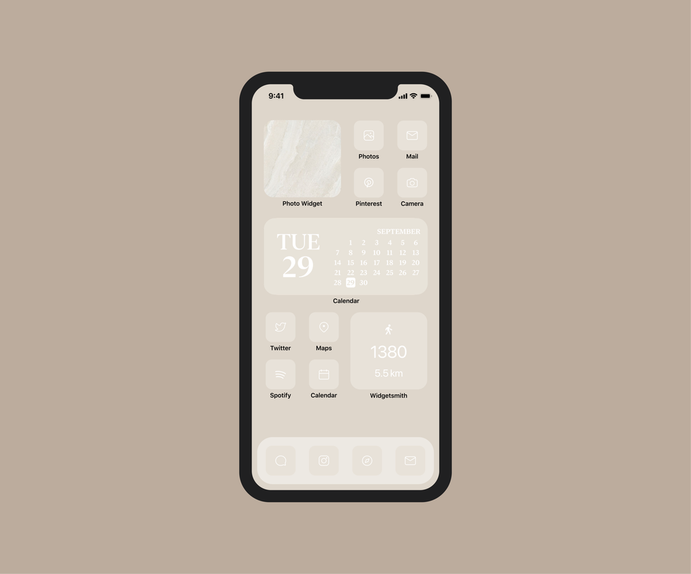Beige Ios 14 Icons Ios 14 Icons