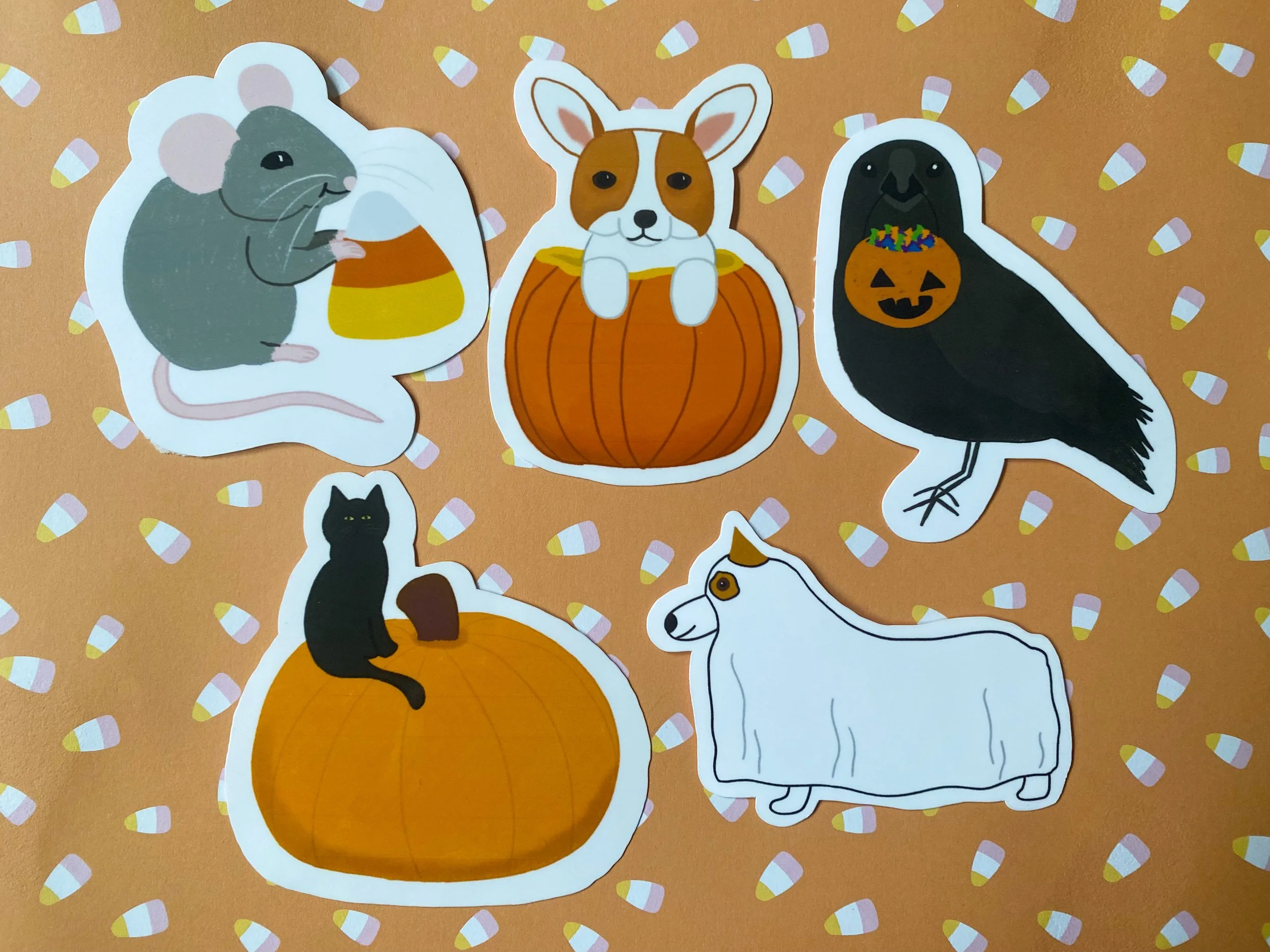 Halloween Die Cut Sticker Pack