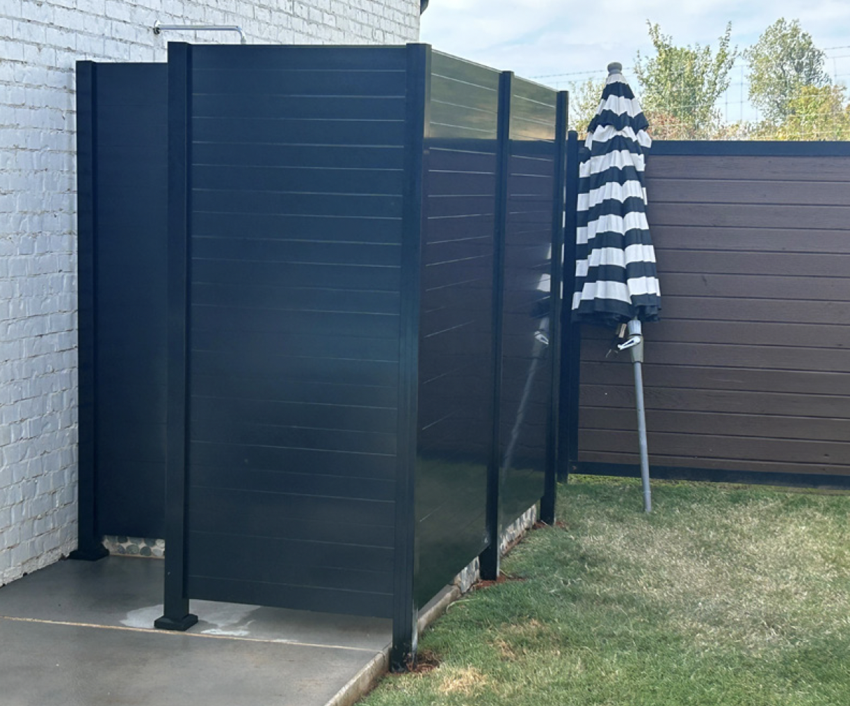 Aluminum shower in Poway