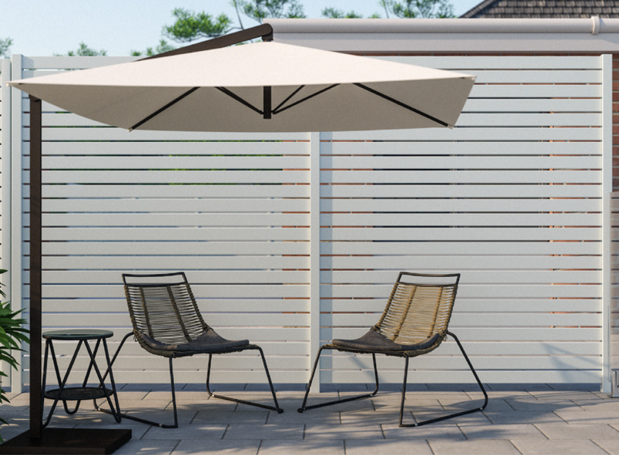 Aluminum fence in coronado