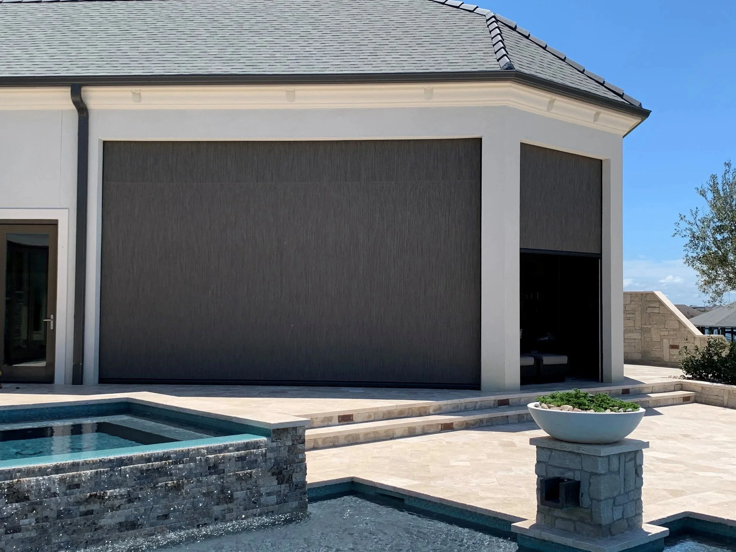 San Diego motorized shade screens