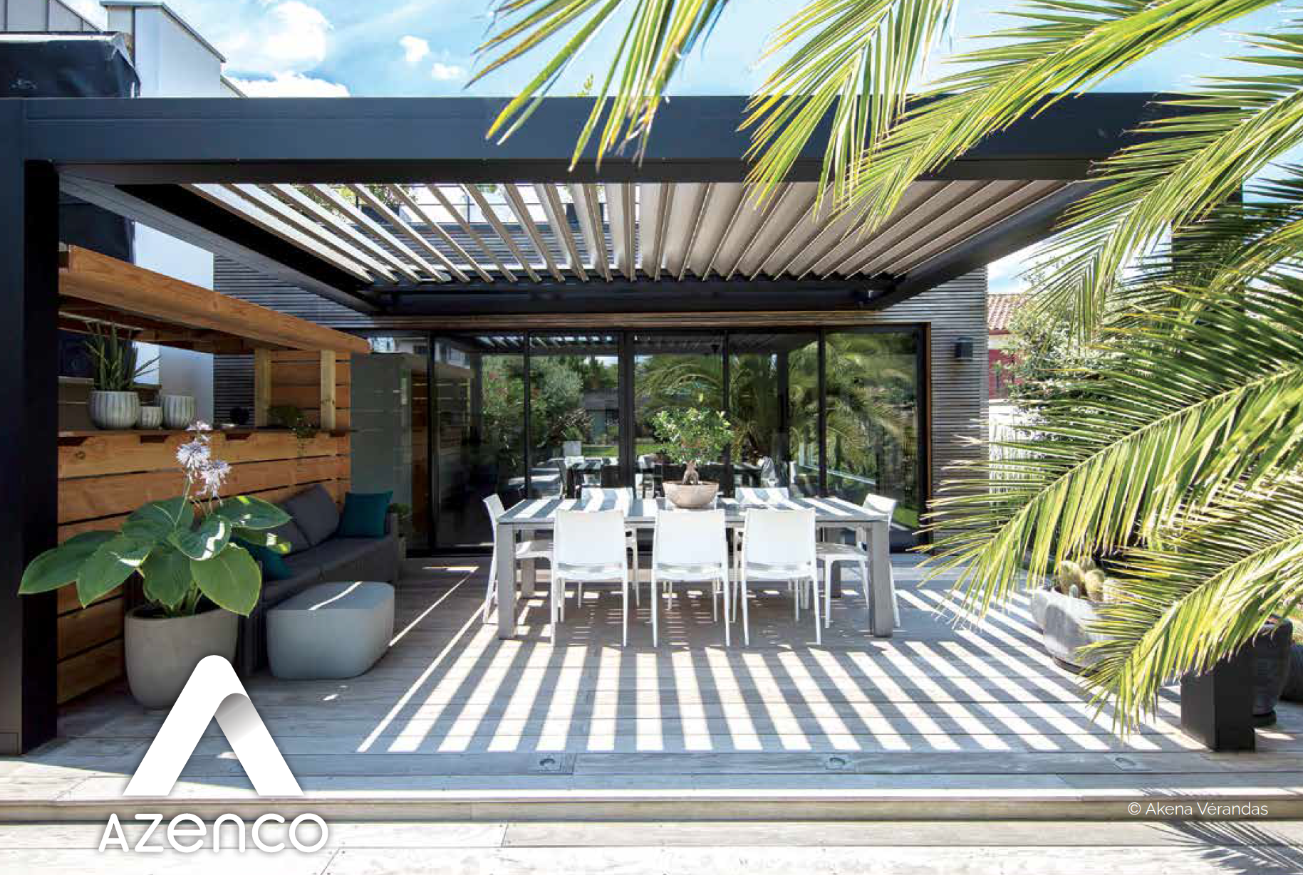 Aluminum Motorized Pergola in Carlsbad