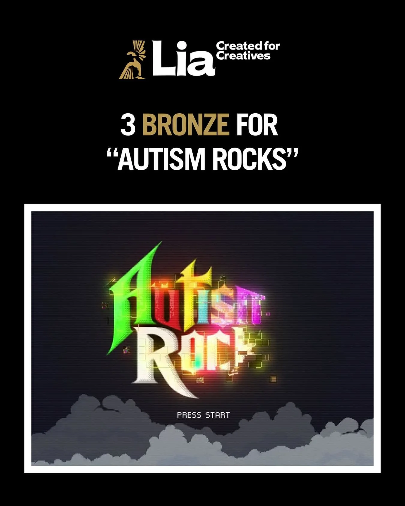 Autism Rocks,” directed by BODEGA’s Adam Reid, has won 3 Bronze awards at the LIA in London! 🏆✨ Huge thanks to our incredible partners at Area 23, Northern Lights, and everyone who helped bring this powerful project to life. 💙