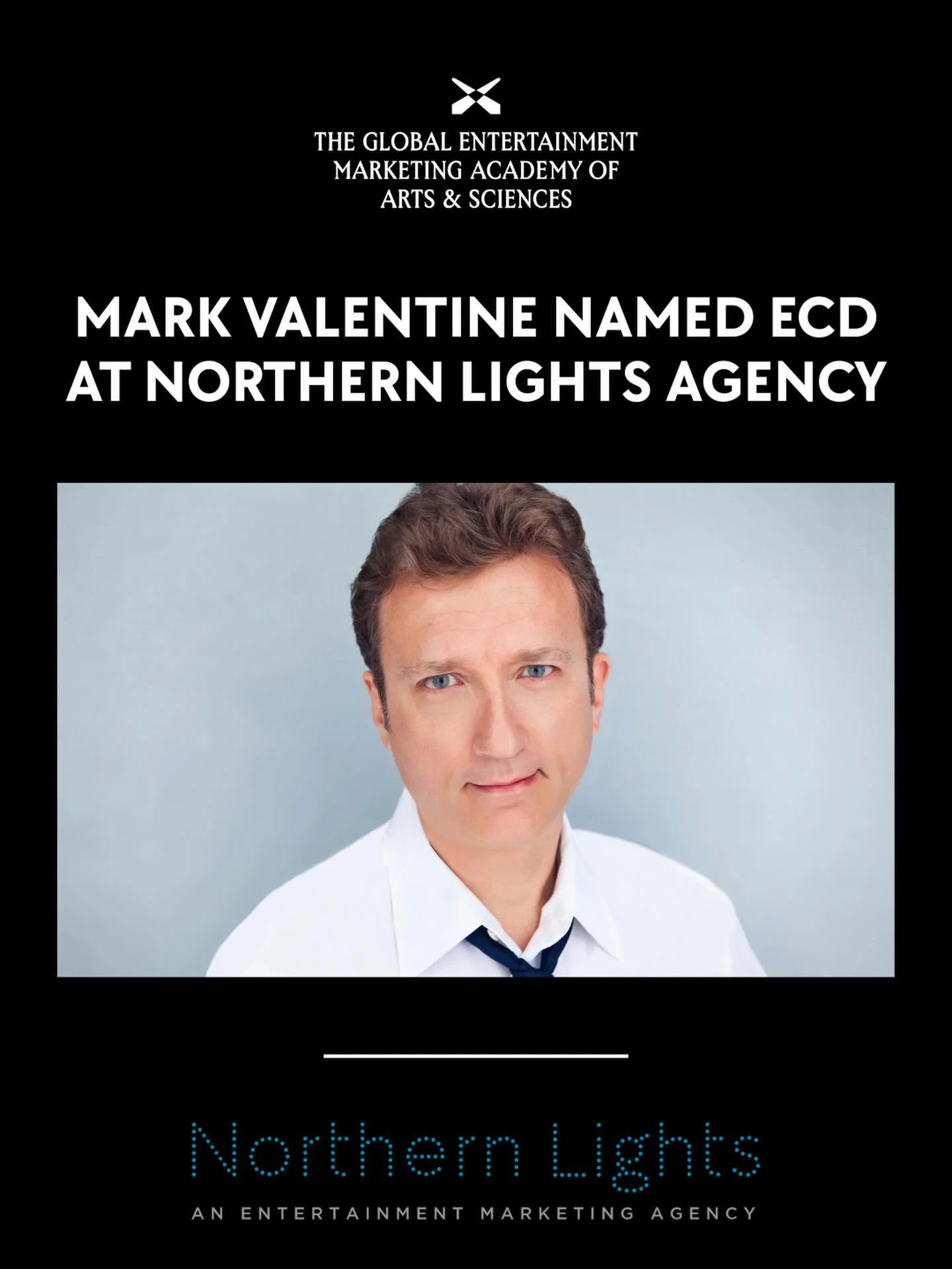 Say hello to Mark Valentine, our newest Executive Creative Director at Northern Lights Agency! Mark brings a powerhouse mix of creative leadership, editorial precision, and entertainment marketing expertise, shaped by years of award-winning work acro