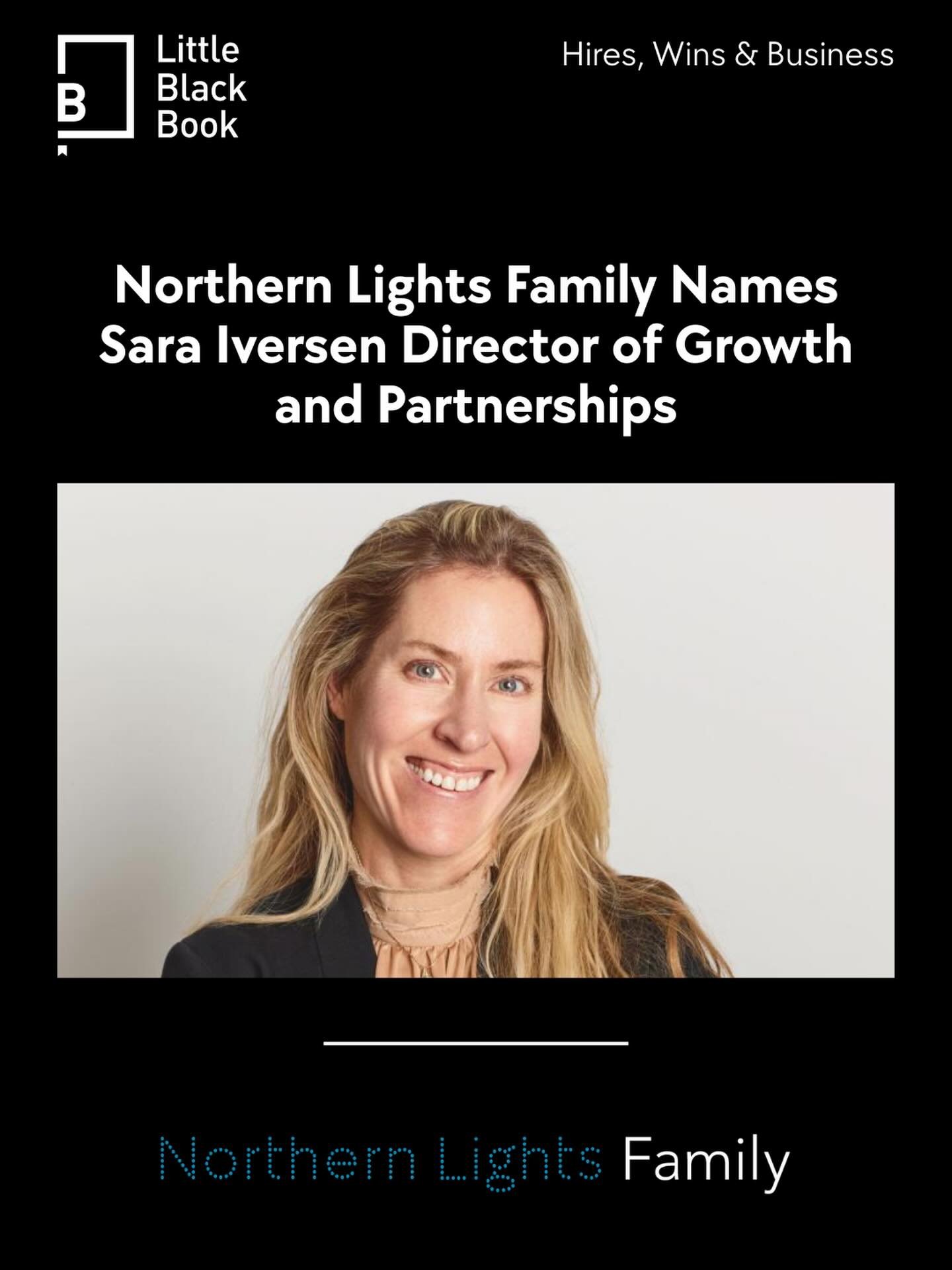 Big news ✨ Welcome Sara Iversen to the Northern Lights Family as Director of Growth &amp; Partnerships. With 20+ years of experience and a people-first approach, Sara will lead growth and partnerships across Northern Lights, Mr Wonderful, BODEGA, Sup