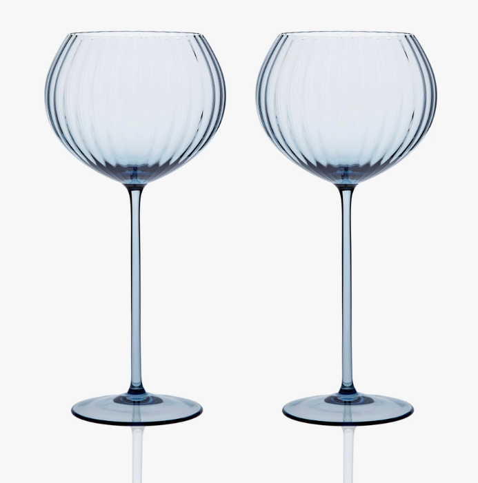Quinn Ocean Red Wine Glasses Set/2