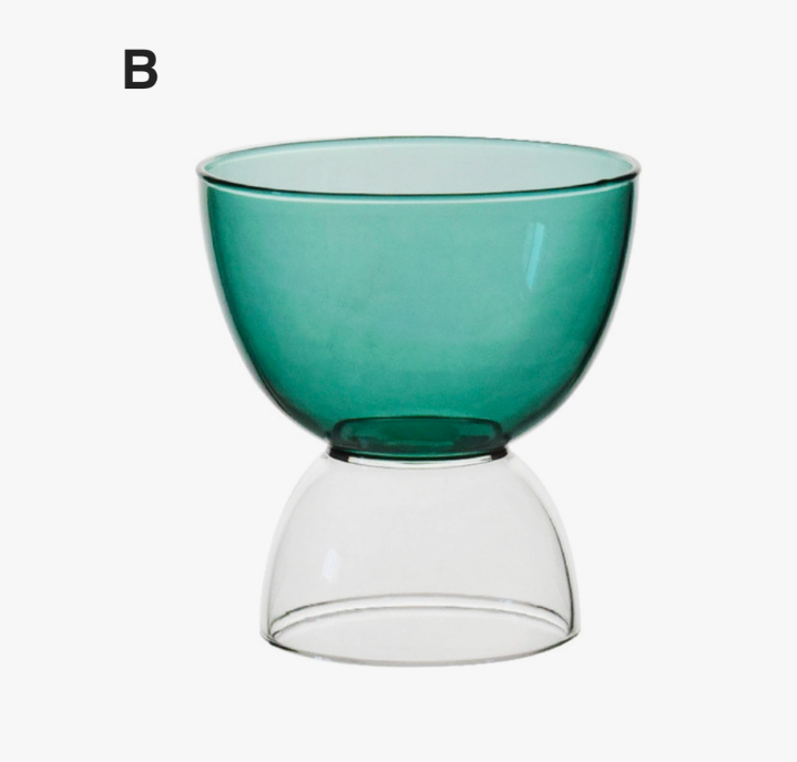 Glass Dessert Ice Cream Cup