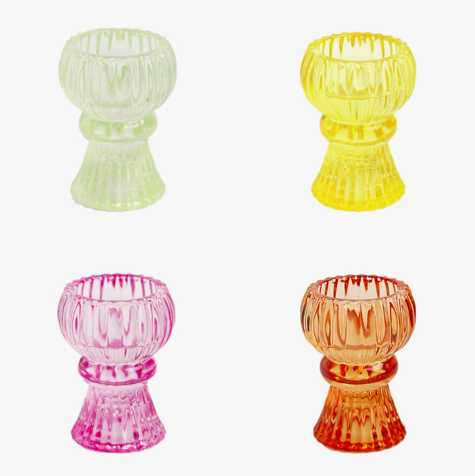 Small Glass Candle Holders