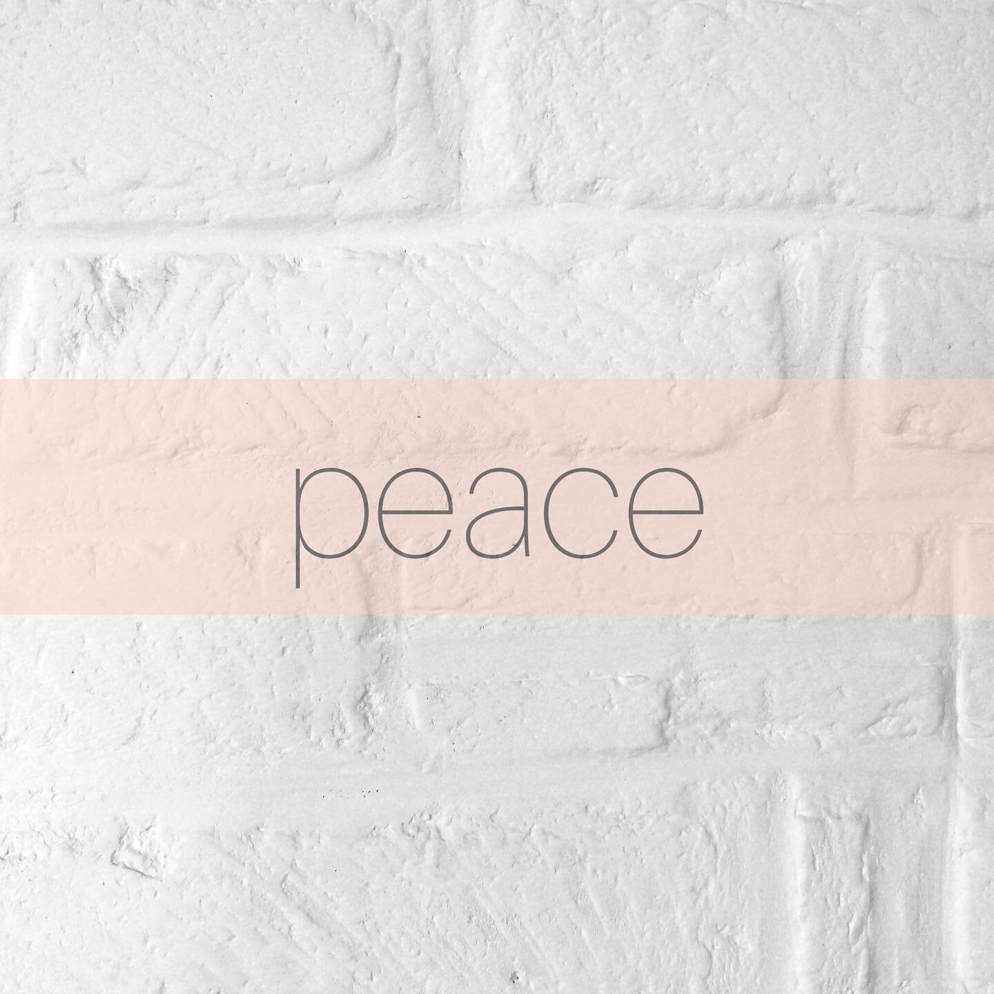 &ldquo;Peace I leave with you, my peace I give you. I do not give to you as the world gives. Do not let your hearts be troubled and do not be afraid.&rdquo; 

John 14:27

#mondaypromises 
#promisesinscripture 
#john1427 
#peaceforthejourney 
#healing