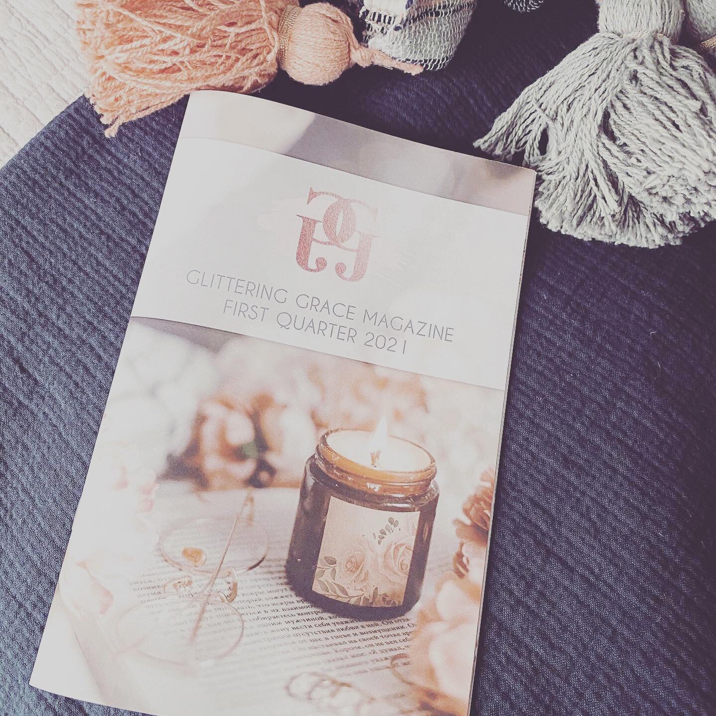 What a sweet privilege to be included in this issue of @glittering.grace magazine! The beauty poured into these pages is a light to so many. Take a moment to browse their IG page, have a peek at the gorgeous subscription boxes and soak in the encoura