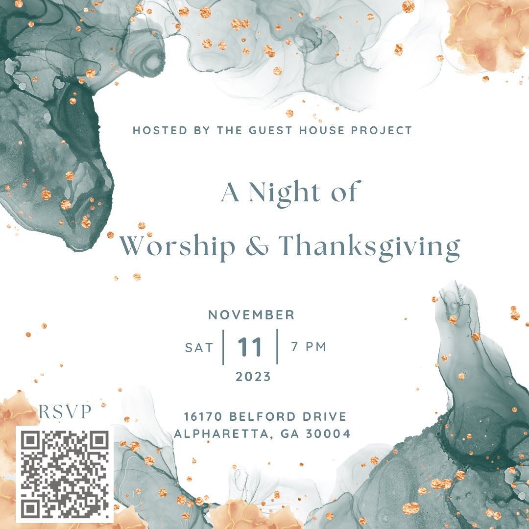 Our second annual community Worship Night is coming 11.11.23 and we&rsquo;d love to spend the evening with you! 

Life feels heavy this season and we want to remember Jesus as our Shepherd who rescues, defends, guides and comforts us no matter where 