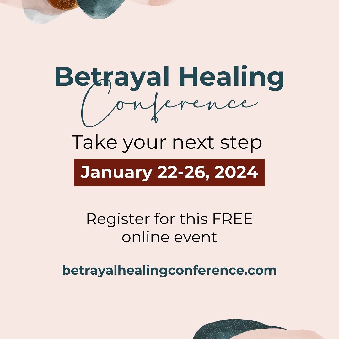 What an incredible resource! Link in profile to register. 
#betrayaltraumarecovery
