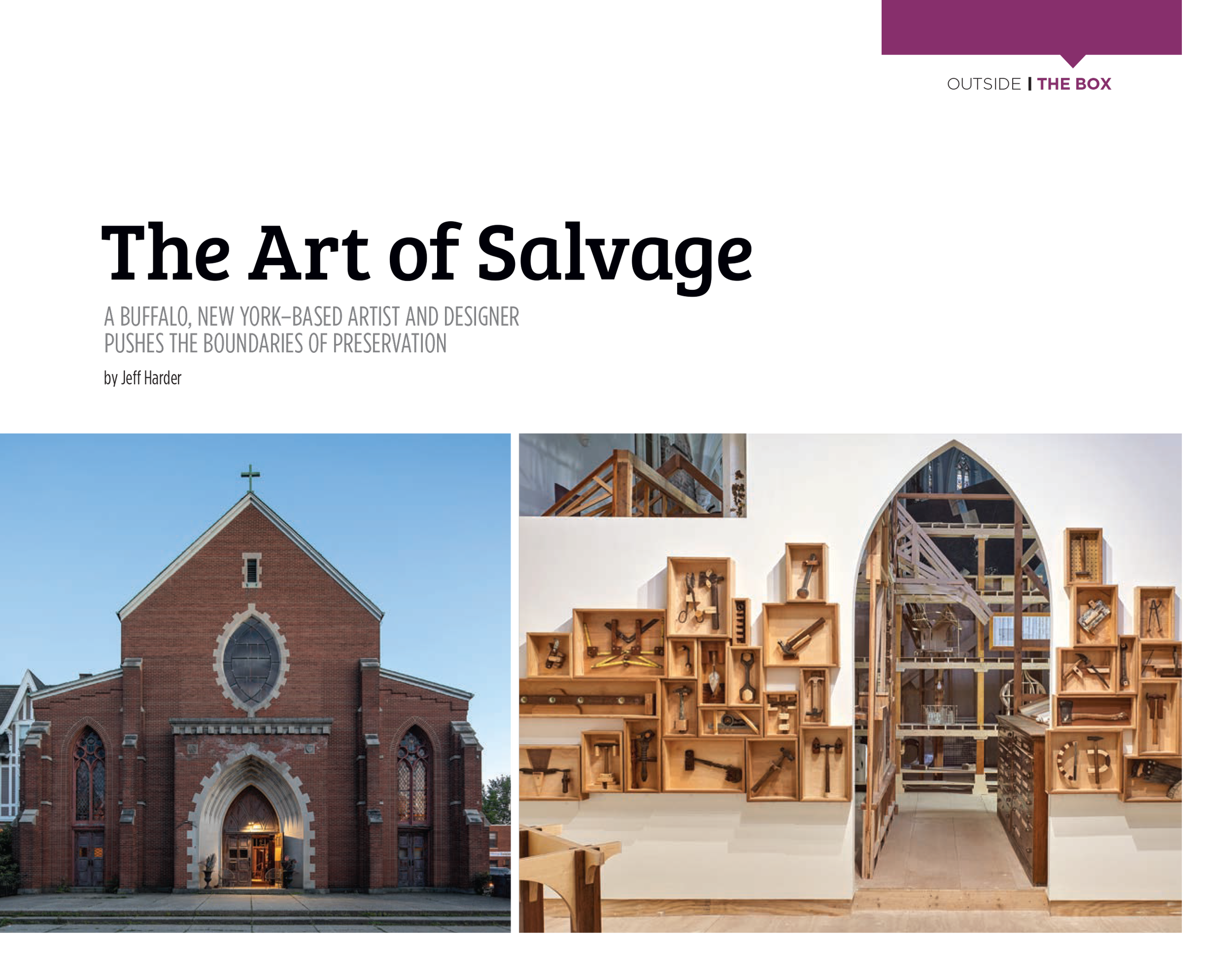 The Assembly House in Preservation Magazine