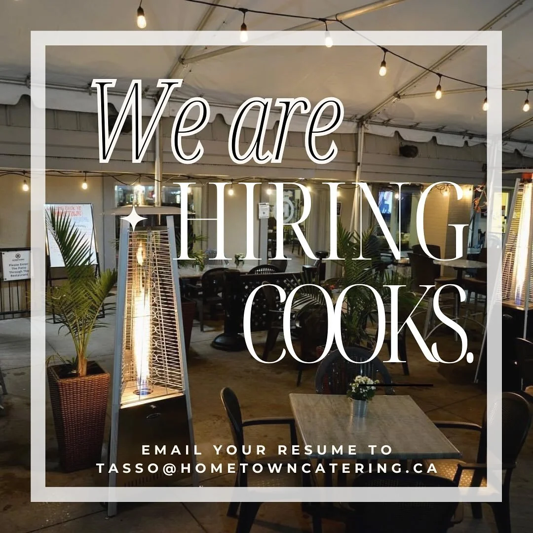 We’re growing our team! π¨‍π³π©‍π³
Hometown is hiring experienced cooks to join our kitchen crew. If you’re passionate about great food and thrive in a fast-paced environment, we’d love to hear from you!
π© Send your resum