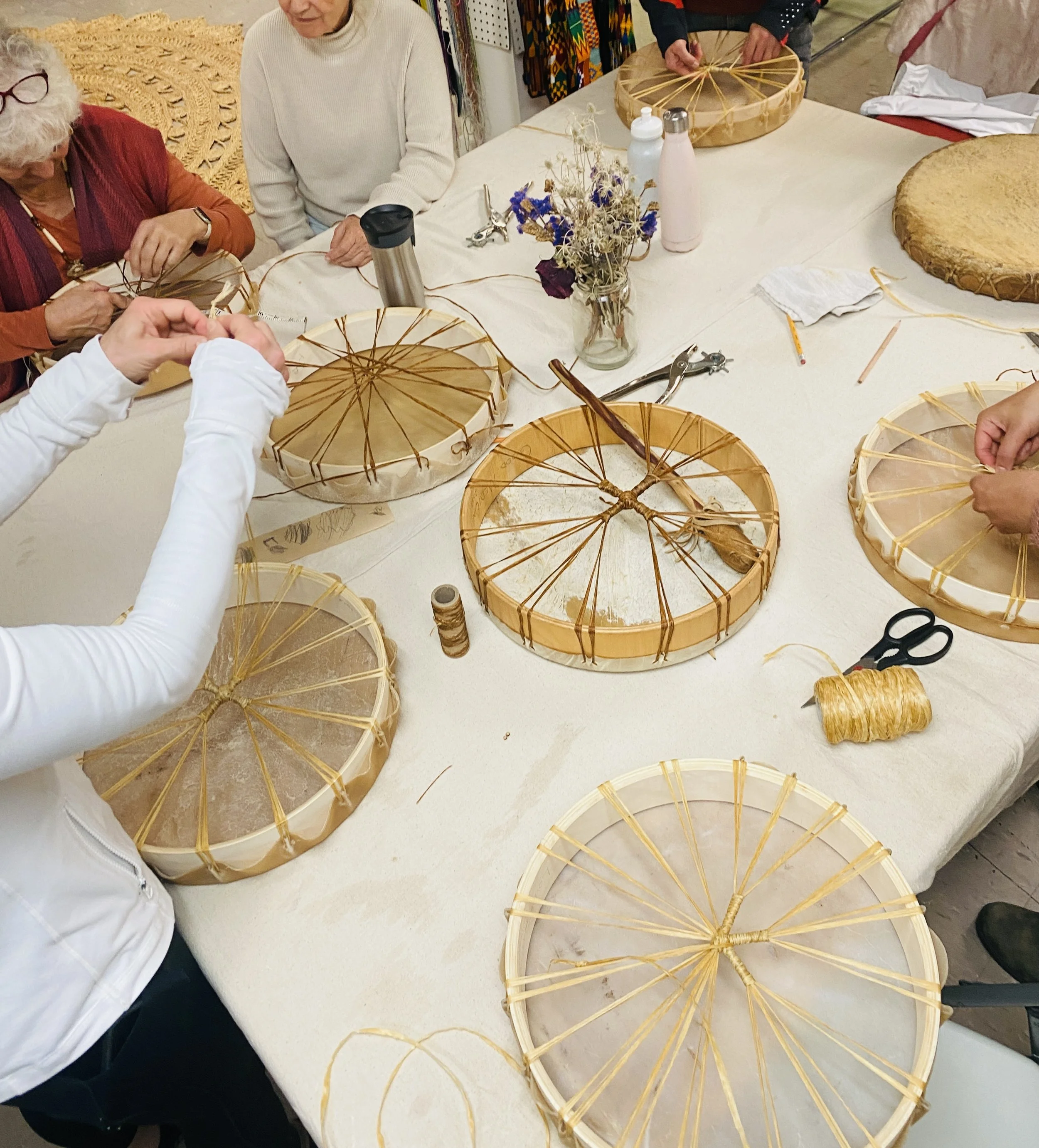 A Day of Rhythms and Reflection: Drum Making and Ceremony with Aline LaFlamme