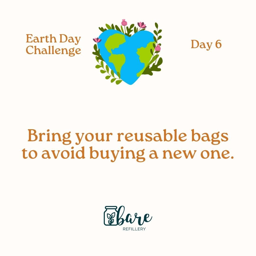 Day 6/9 Challenge: 🌍 BRING A BAG 🌍

Make an alarm to bring your reusable bags wherever you go. You know, sometimes we do a sudden shop at grocery store, browsing your local bookstore, or shopping for clothes, let&rsquo;s say no to single-use bags.
