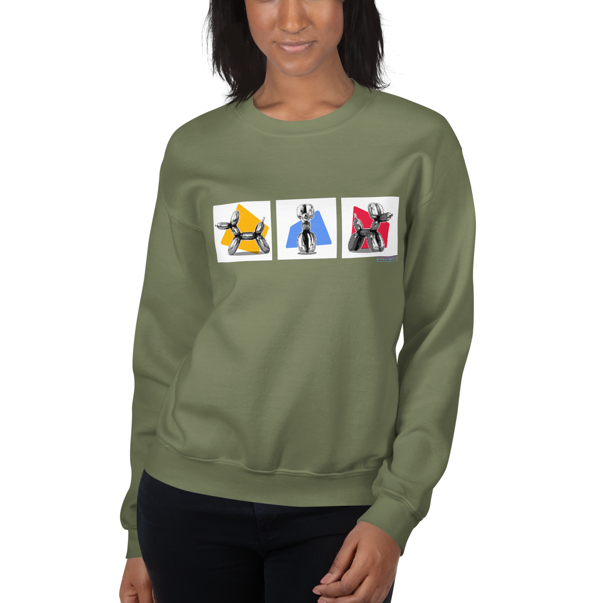 unisex-crew-neck-sweatshirt-military-green-front-641f7d87f04e6.png