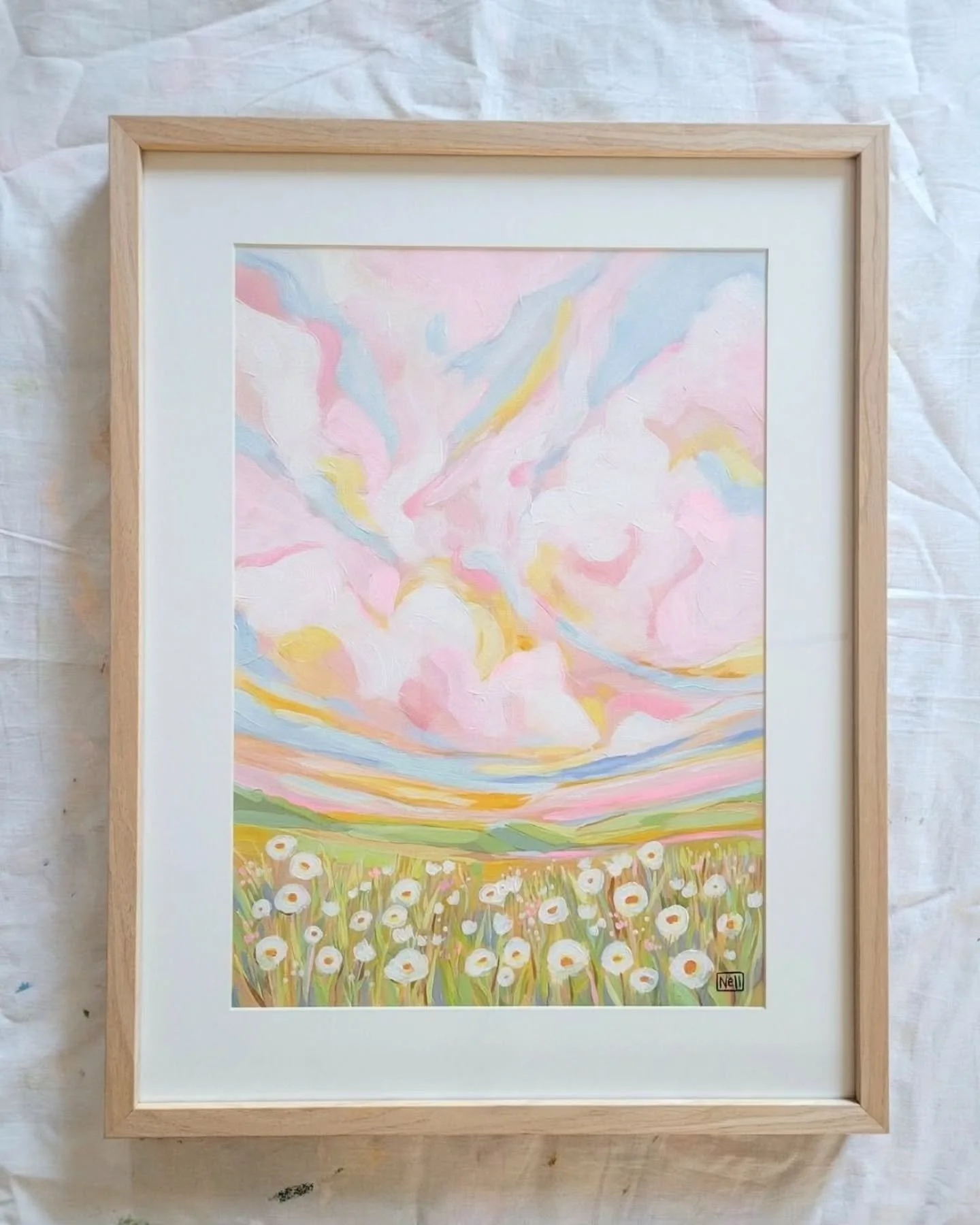 A painting made with love 🌷

'In Love' is a painting inspired by my love for spring and summer landscapes and the promise these seasons hold.

It&rsquo;s about that quiet moment when hope feels close again. When new things begin to bloom.

The lands