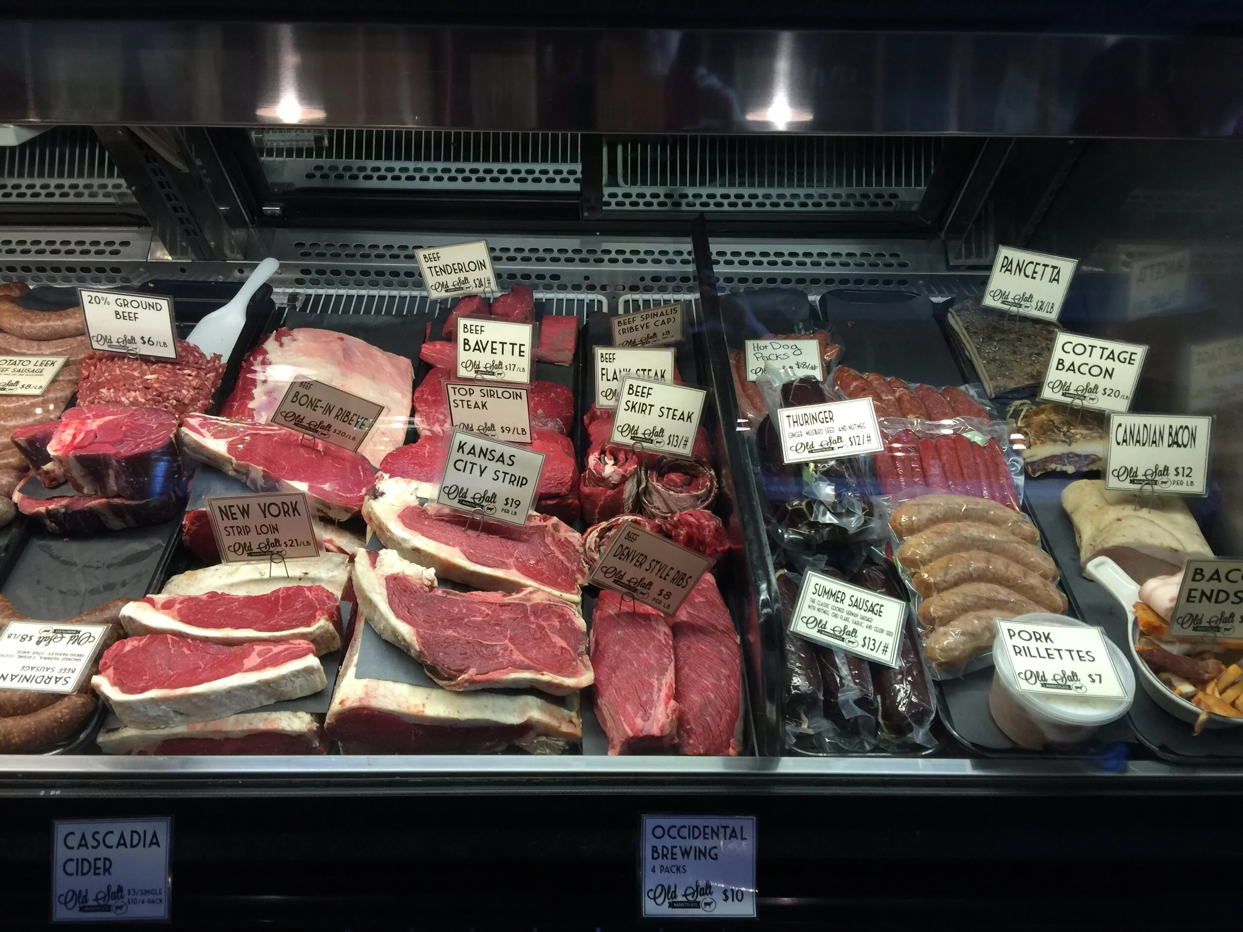 Old Salt Marketplace Meat Counter