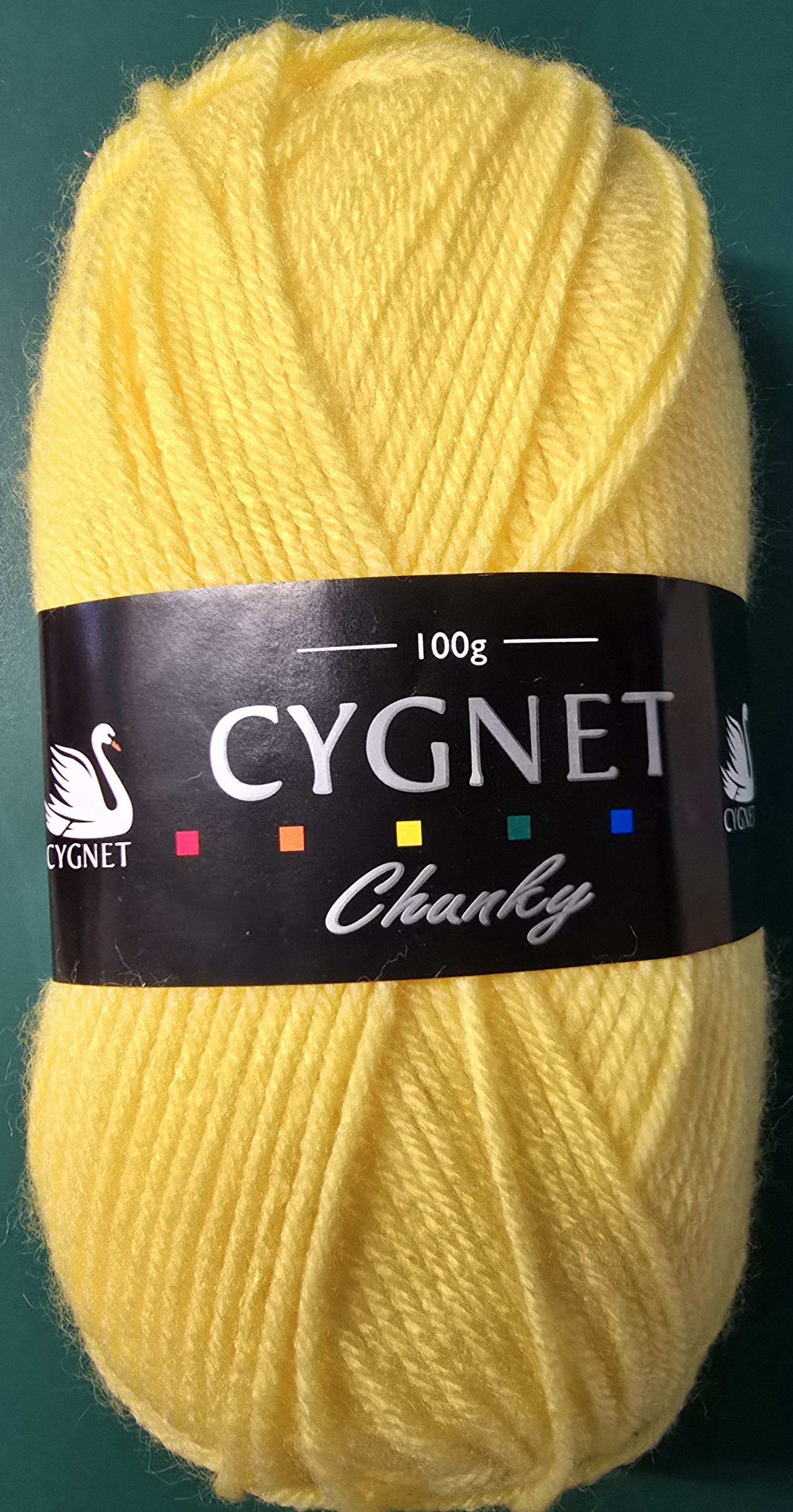 Cygnet Chunky Wool. Citrus.