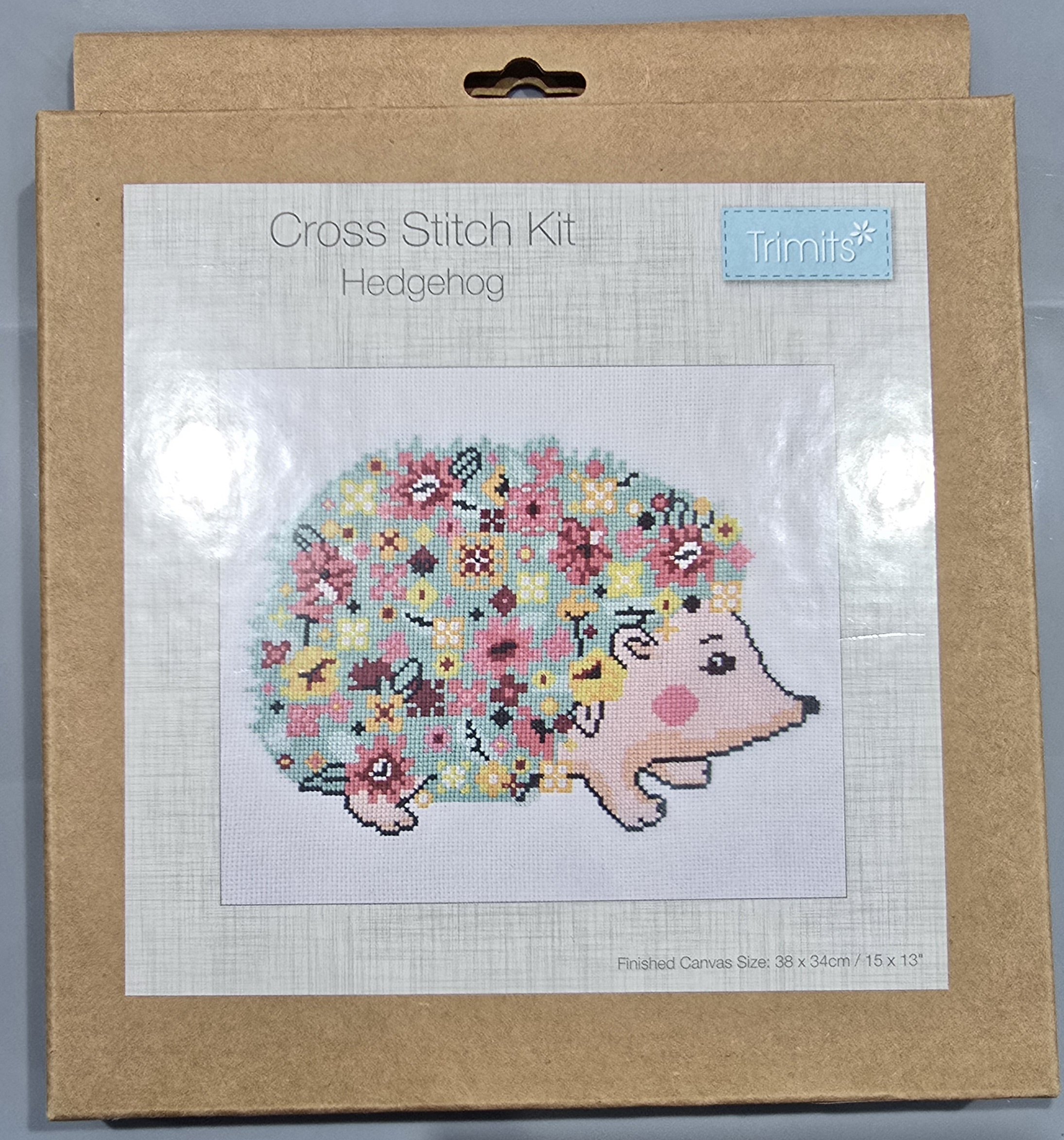 Trimits Counted Cross Stitch - Hedgehog