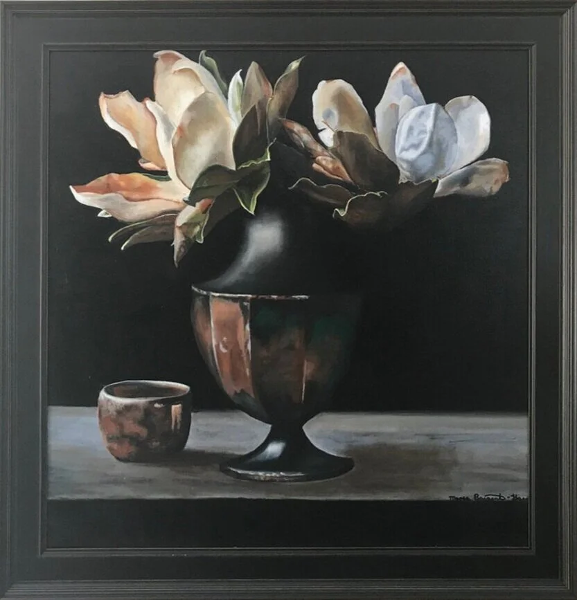 Vintage Magnolia - Oil on Canvas