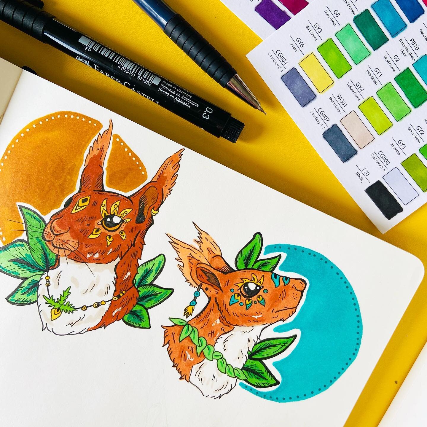 Today is World Creativity Day (21.04.22) 🌈 My life just wouldn&rsquo;t be the same without creativity! It&rsquo;s my everything to create animal characters, draw, paint, play with new art materials, read about art&hellip; it&rsquo;s what gets me thr