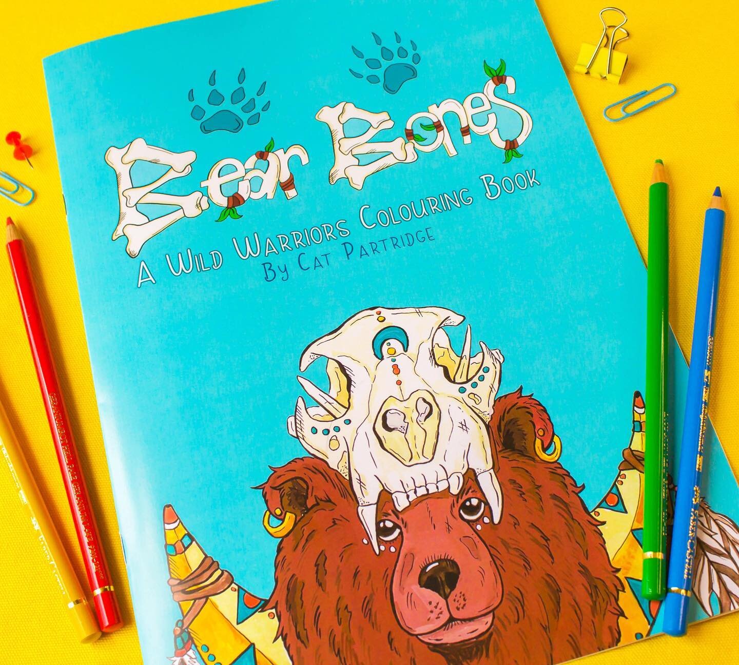 ❗️LOW STOCK ALERT ❗️
My Bear Bones Colouring Book is running into single figures! It was such a fun project to make!

If animals and skulls are totally your thing, or even just animals just being really cool and badass, then this colouring book is fo