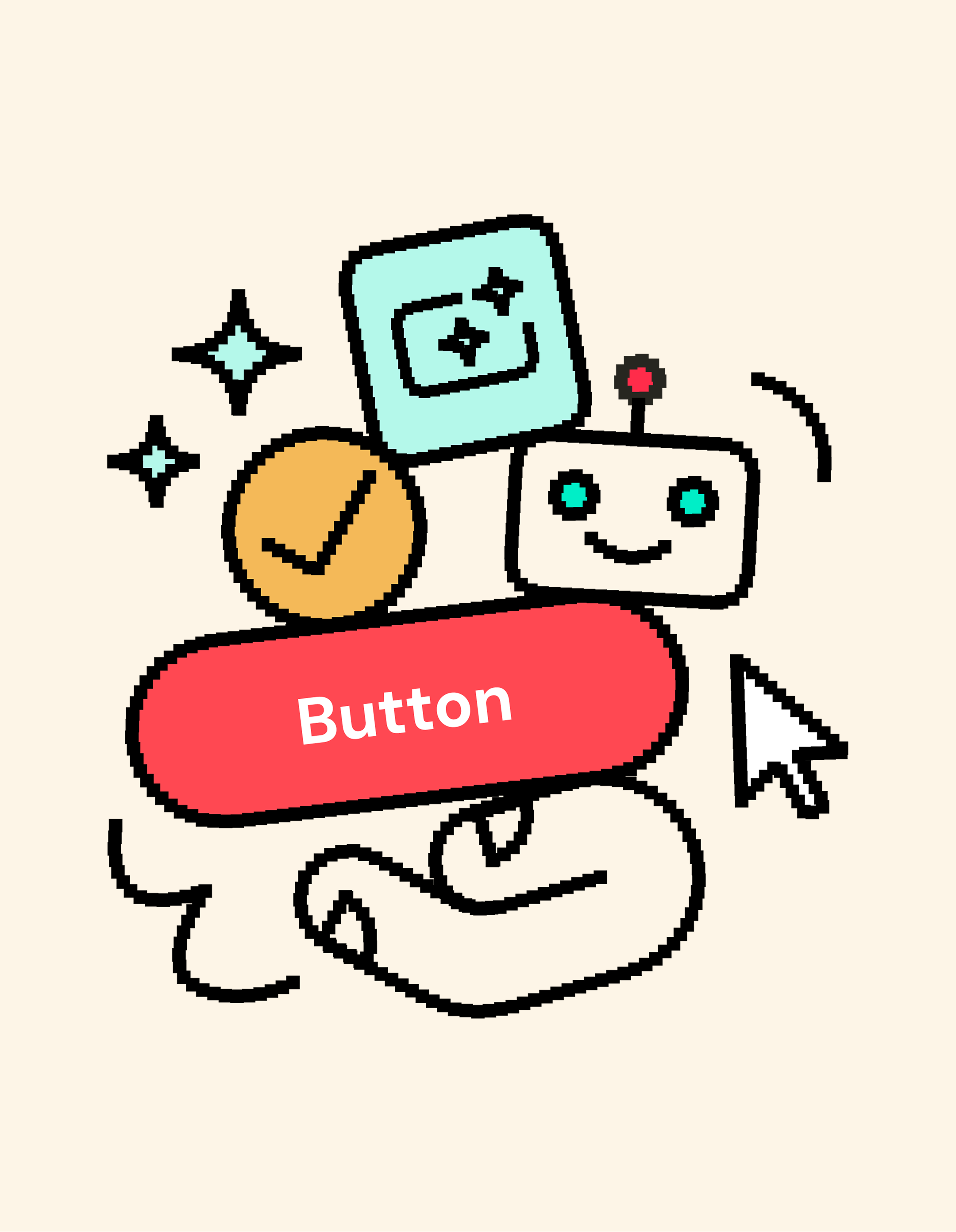 Illustration of a button
