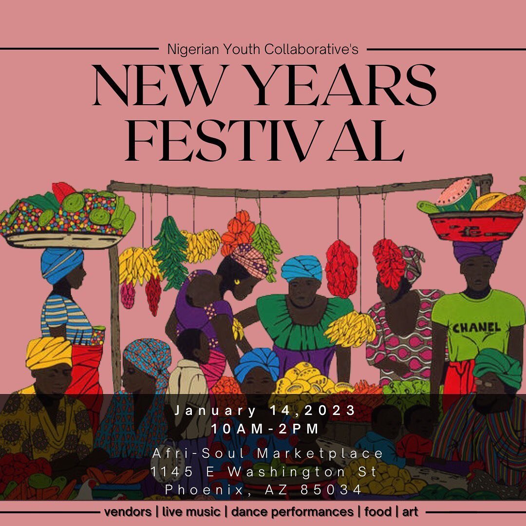 That’s right everyone, it’s that time of the year again! On January 14th, the Nigerian Youth Collaborative will be hosting its annual New Year’s Festival in person! This year’s theme— It Takes a Village. Join us at the @