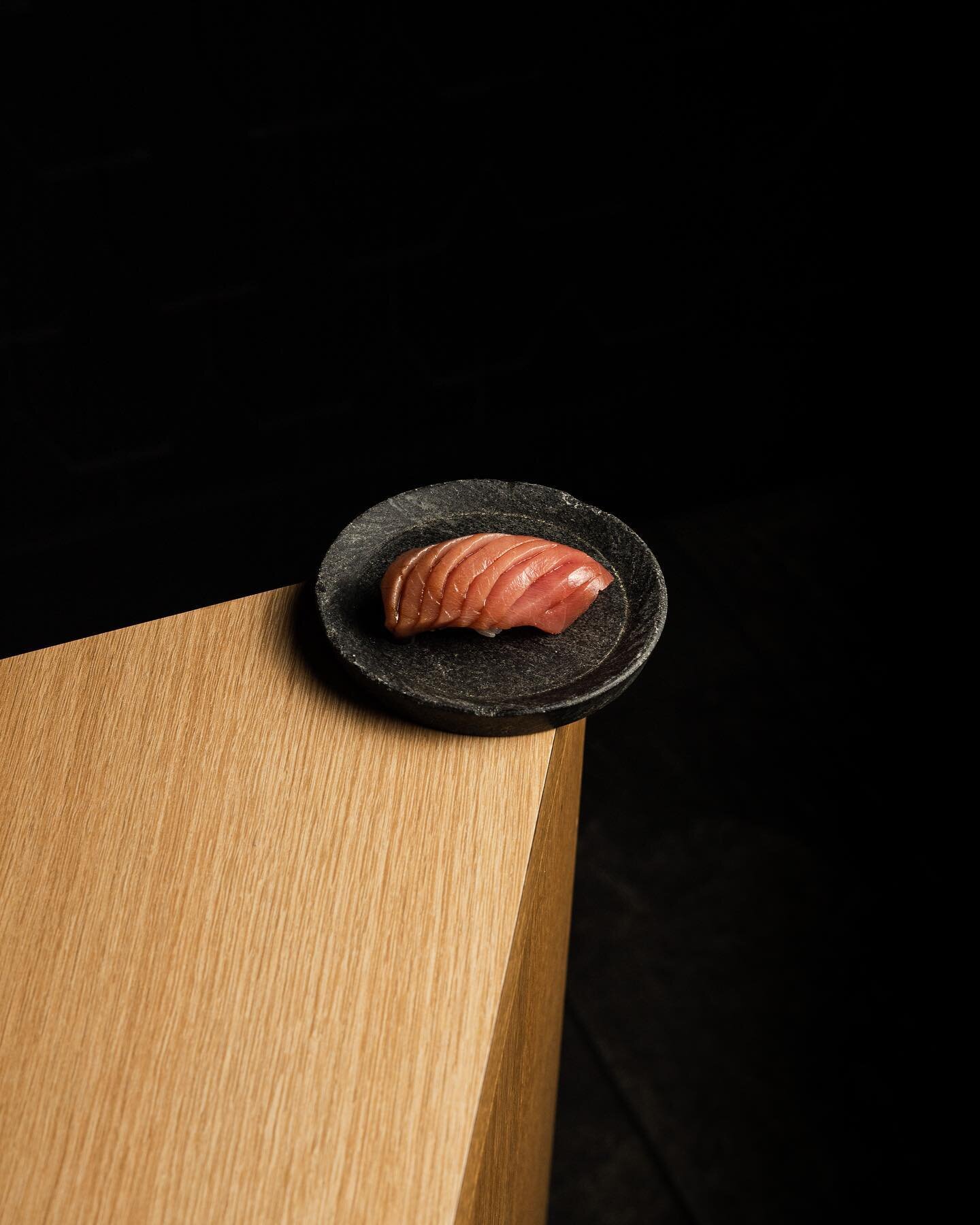 Toro stands at the edge of the best. The favorite for all sushi lovers.  This bluefin is sourced from Ehime prefecture, one of our personal favorites. #omakase #toro #sushi #tuna @ferdelgado96