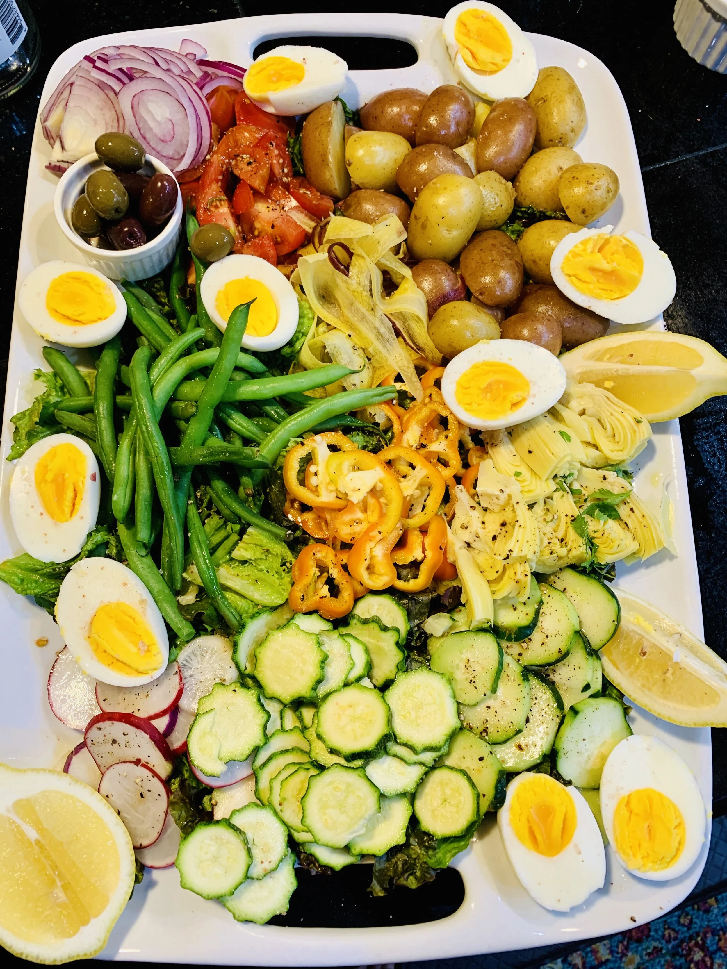 SALMON SALAD NICOISE