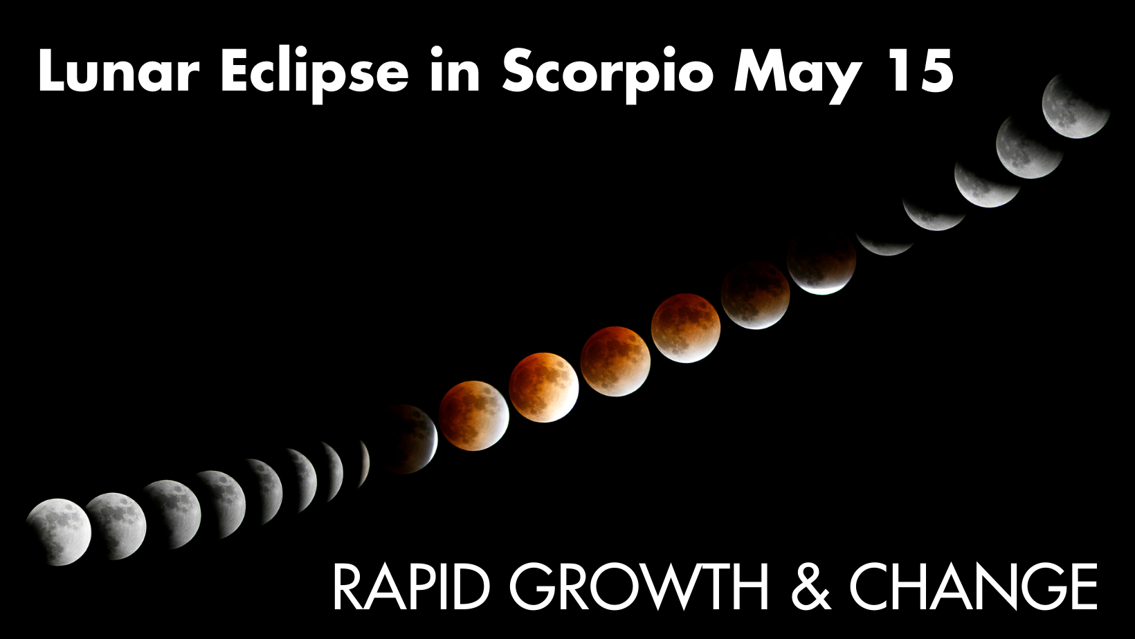 Total Lunar Eclipse in Scorpio on Sunday, May 15th - Rapid Growth and Change