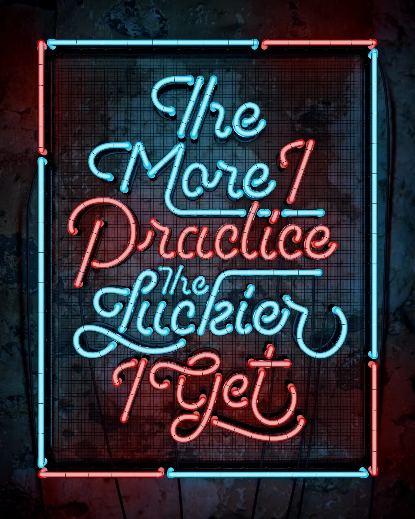 The more I practice, the luckier I get 🍀🤞🏽

This one hits different because it applies to everything. Design. Hand lettering. Life.

No matter the craft or the profession, the rules are the same. You put in the work, you stay consistent, and event
