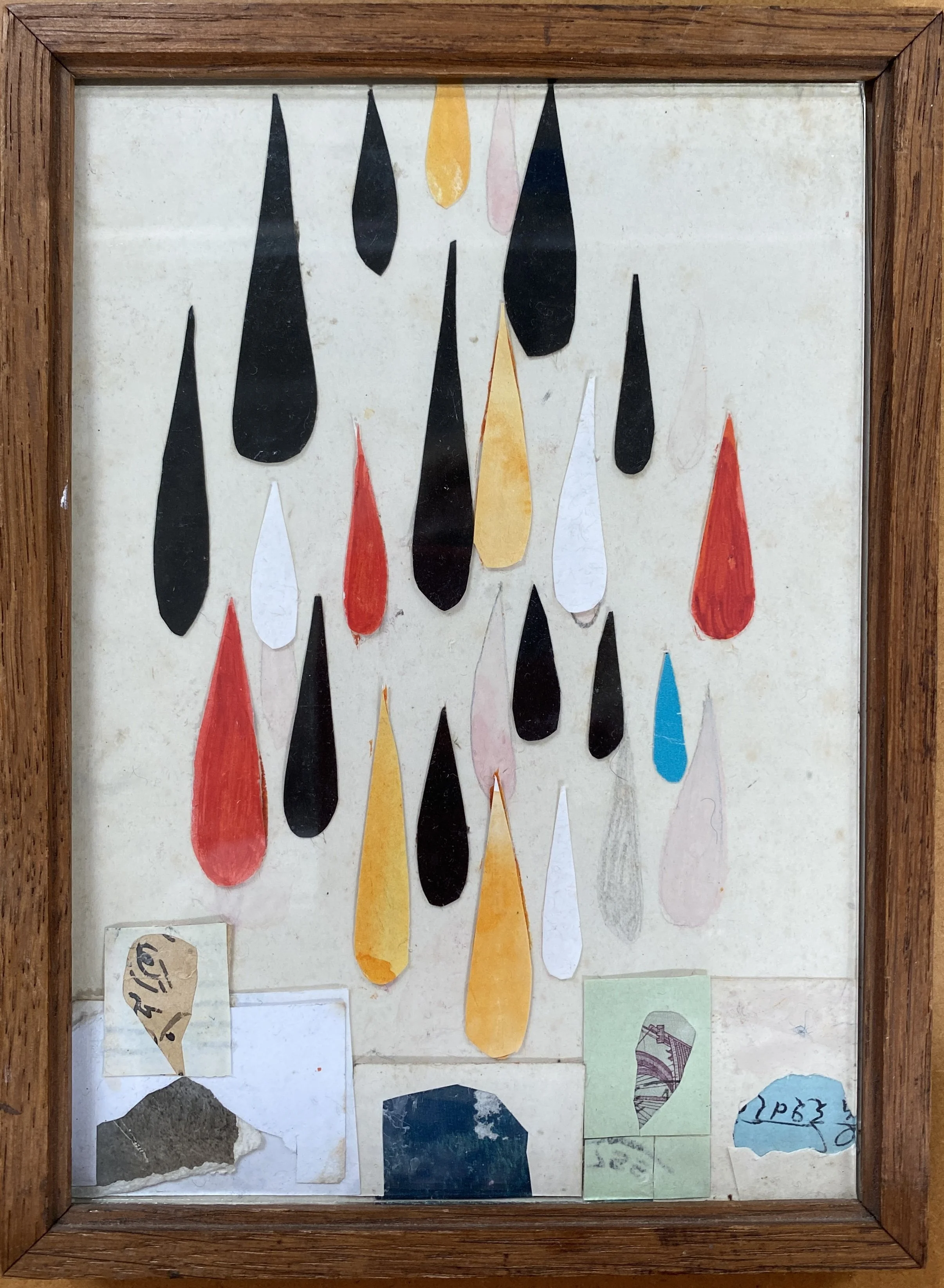 'Stasis',  17 x 12 cm, collage, mixed media, 2023
