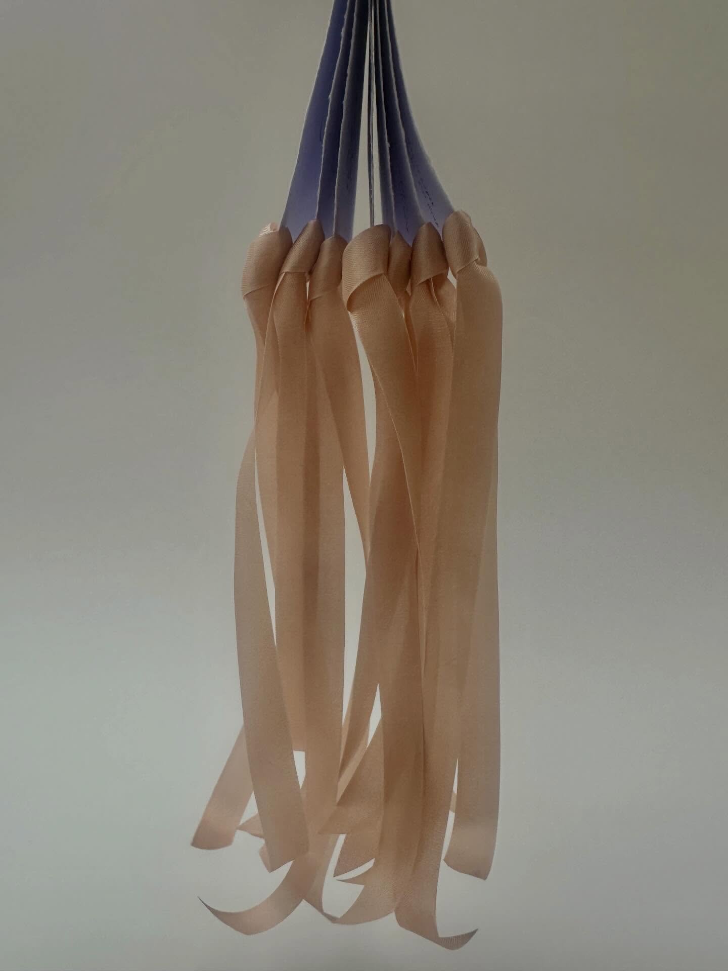 Magic is in the details. 

Custom name tags - hand-calligraphered, lavender handmade paper, pale bisque rayon ribbon. 

@theperfectarrangement @sovereignk__ 

#weddingdetails #weddingstyle #weddingpaper