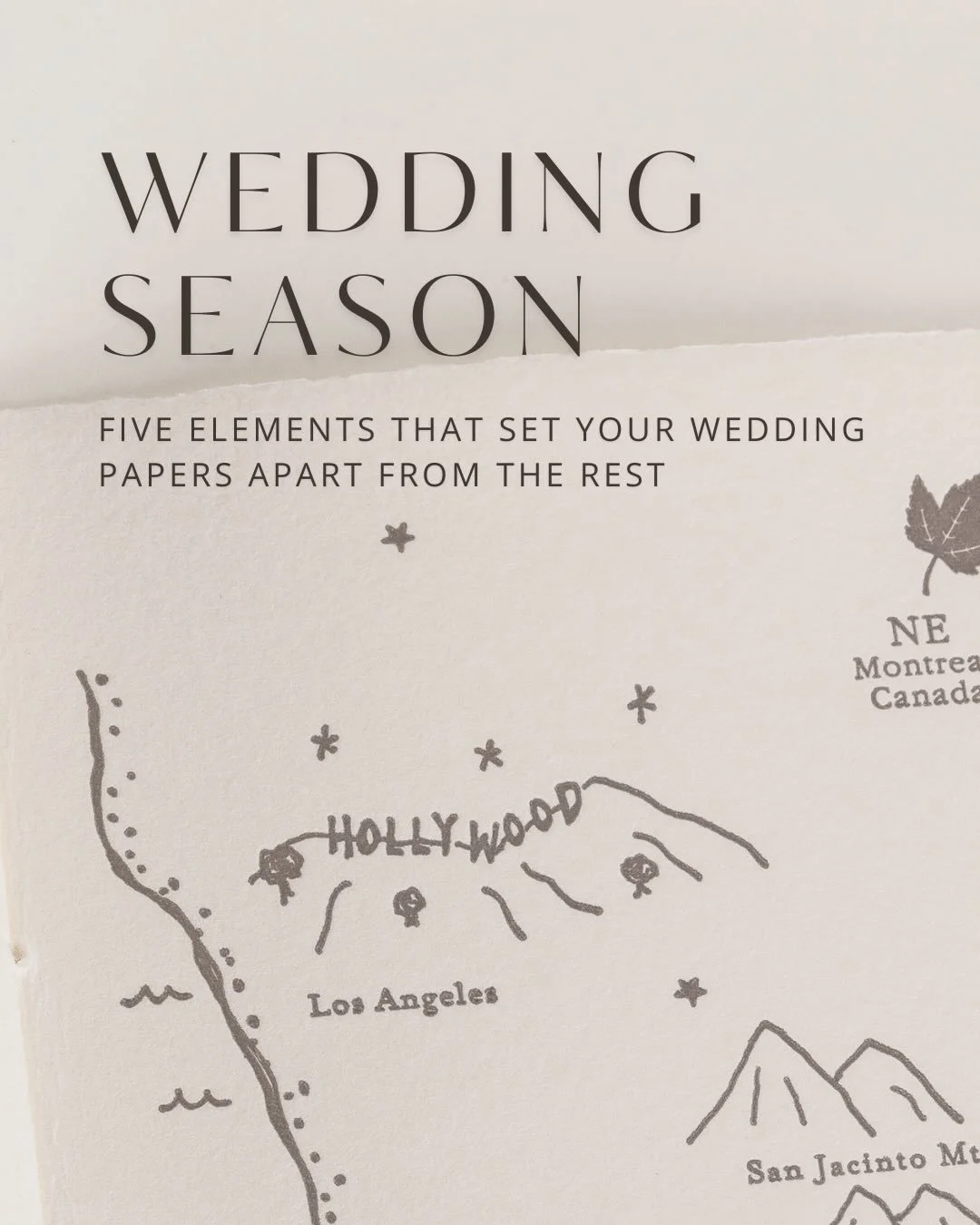 Your wedding papers are the entry point to your event. They are the first detail your guests will see - the prologue to this part of your life&rsquo;s story.

Thirty years and thousands of weddings later, we&rsquo;ve perfected the elements that make 