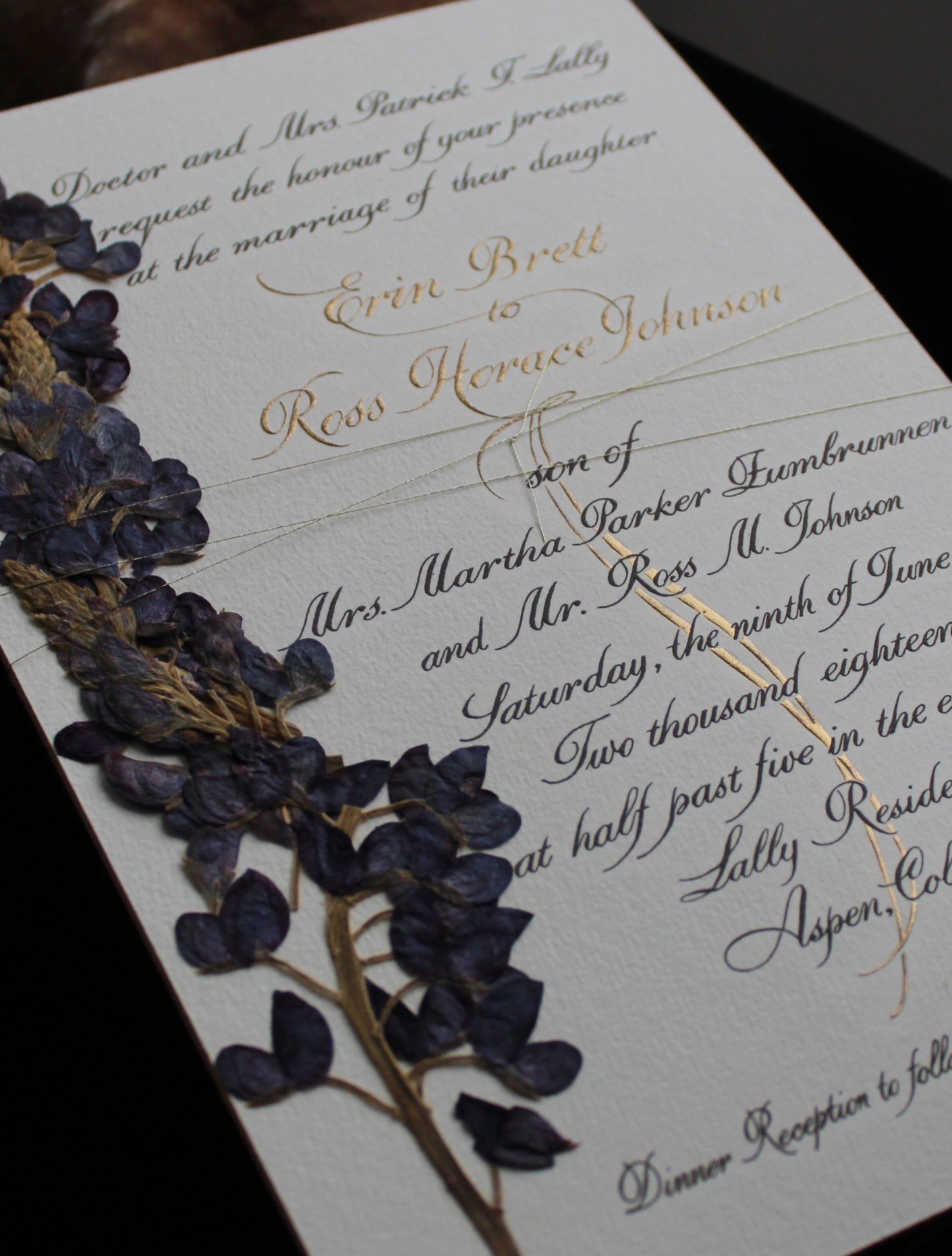 Reminiscing on a few Junes ago celebrating Erin and Ross 🤍 (and one of our most talked-about invitations)

This was a most idyllic wedding inspired by the mountain scape of Aspen. It was a dream to create such beauty for this magical day! 

Wedding 