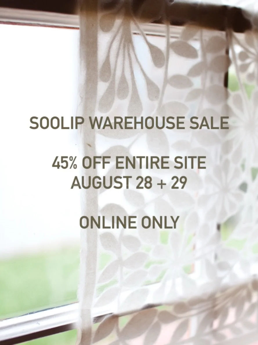 You asked, we listened! Soolip&rsquo;s summer warehouse sale will be online this time around 🌞

Save the date!
45% off site-wide, exclusions may apply.
Saturday 8.28 and Sunday 8.29

See you there?

#backtoschool #paperlovers #samplesale
