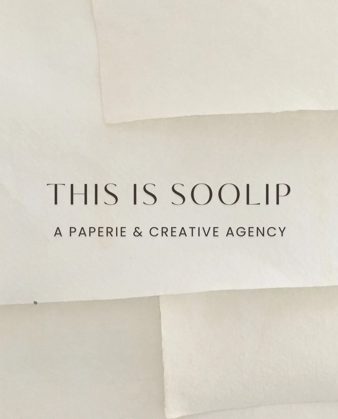 We&rsquo;ve had some new followers join us recently, so we&rsquo;re taking a moment to re-introduce ourselves 💌

If you&rsquo;re new here, hello. Welcome to Soolip :)
We are a family-owned paperie and creative agency based in Los Angeles with worldw