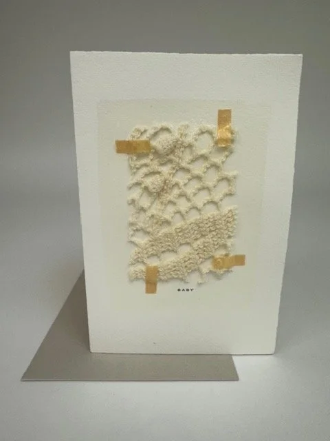 Baby Crochet Lace Card