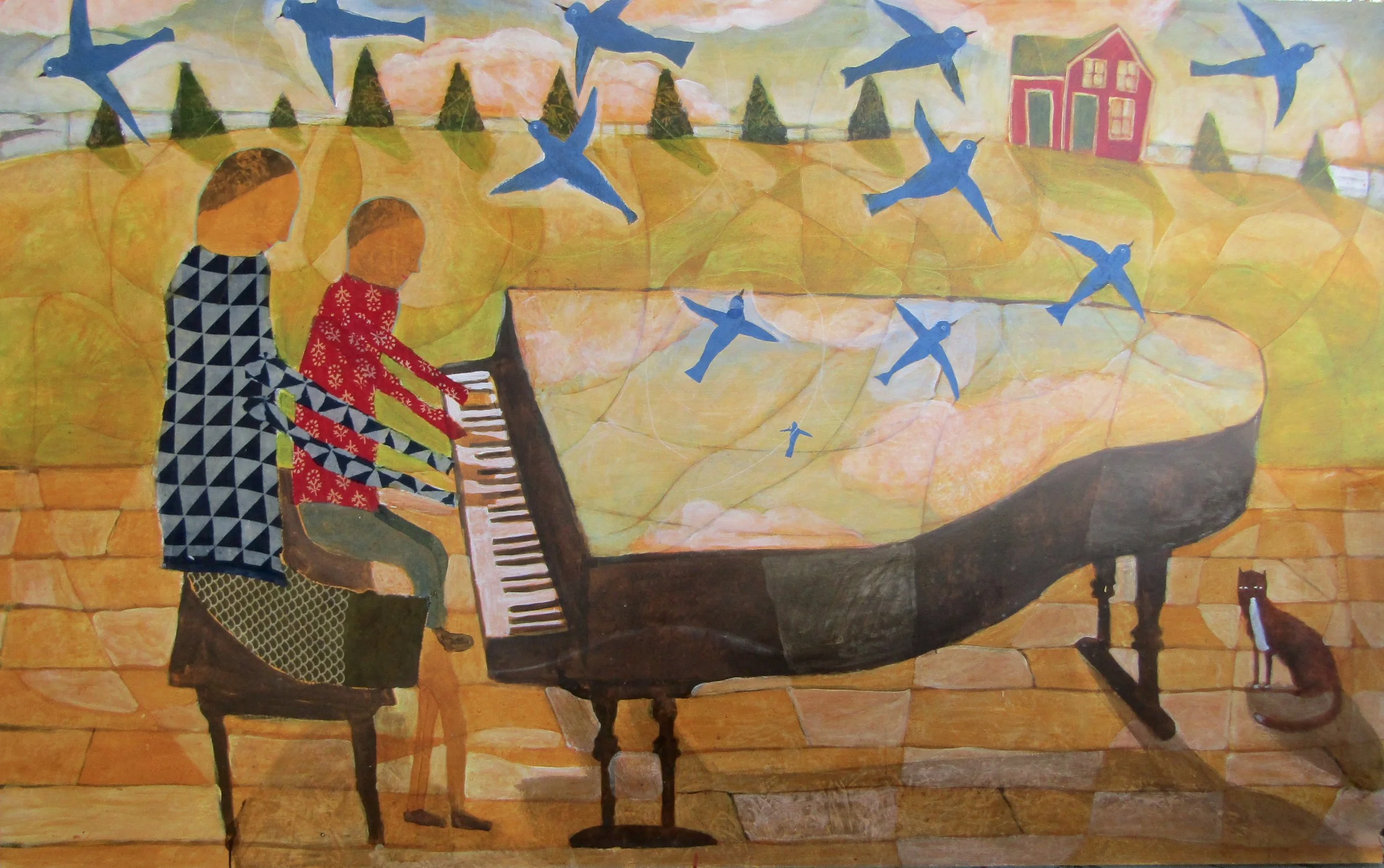 Piano Lesson. 60x96.JPG
