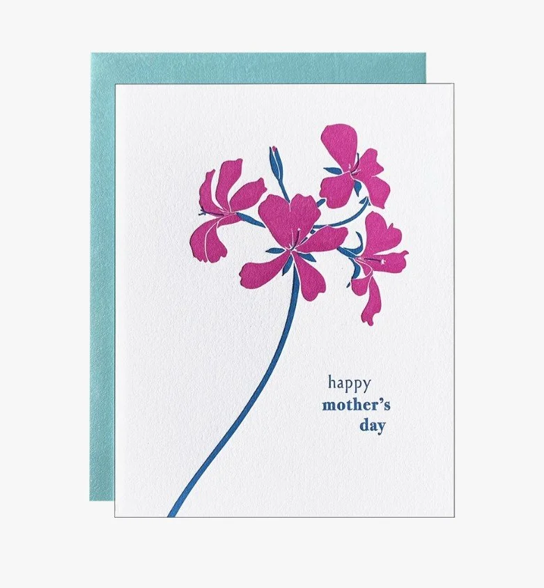 Handcrafted Mother’s Day Floral Card
