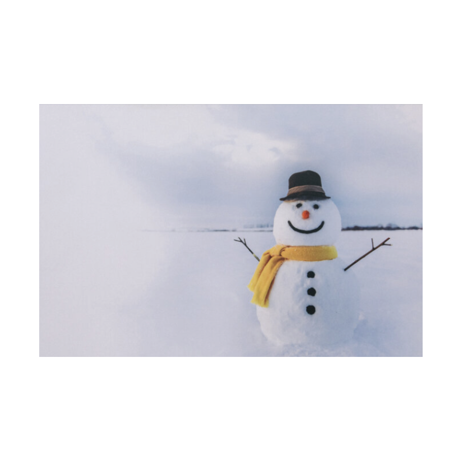 Paper Placemat...Mini - Snow Person