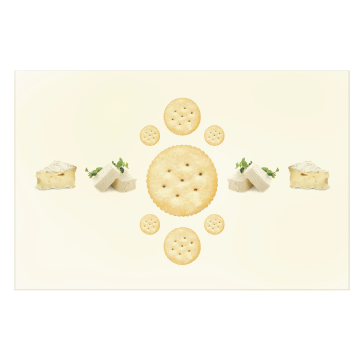 Paper Placemats - Cheese and Crackers