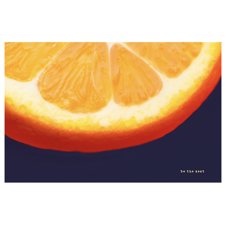 Paper Placemats - be the zest