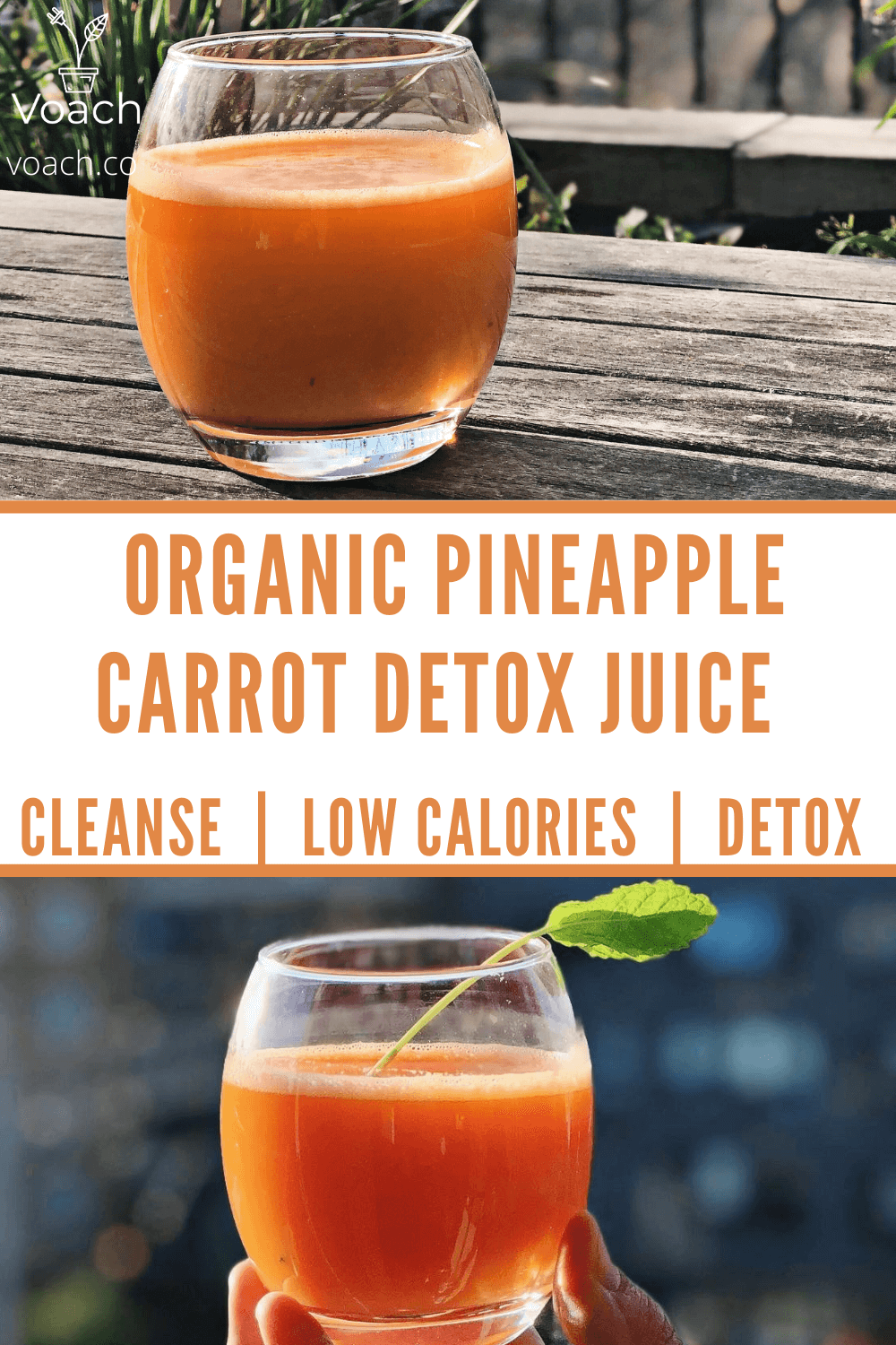 pineapple carrot detox juice