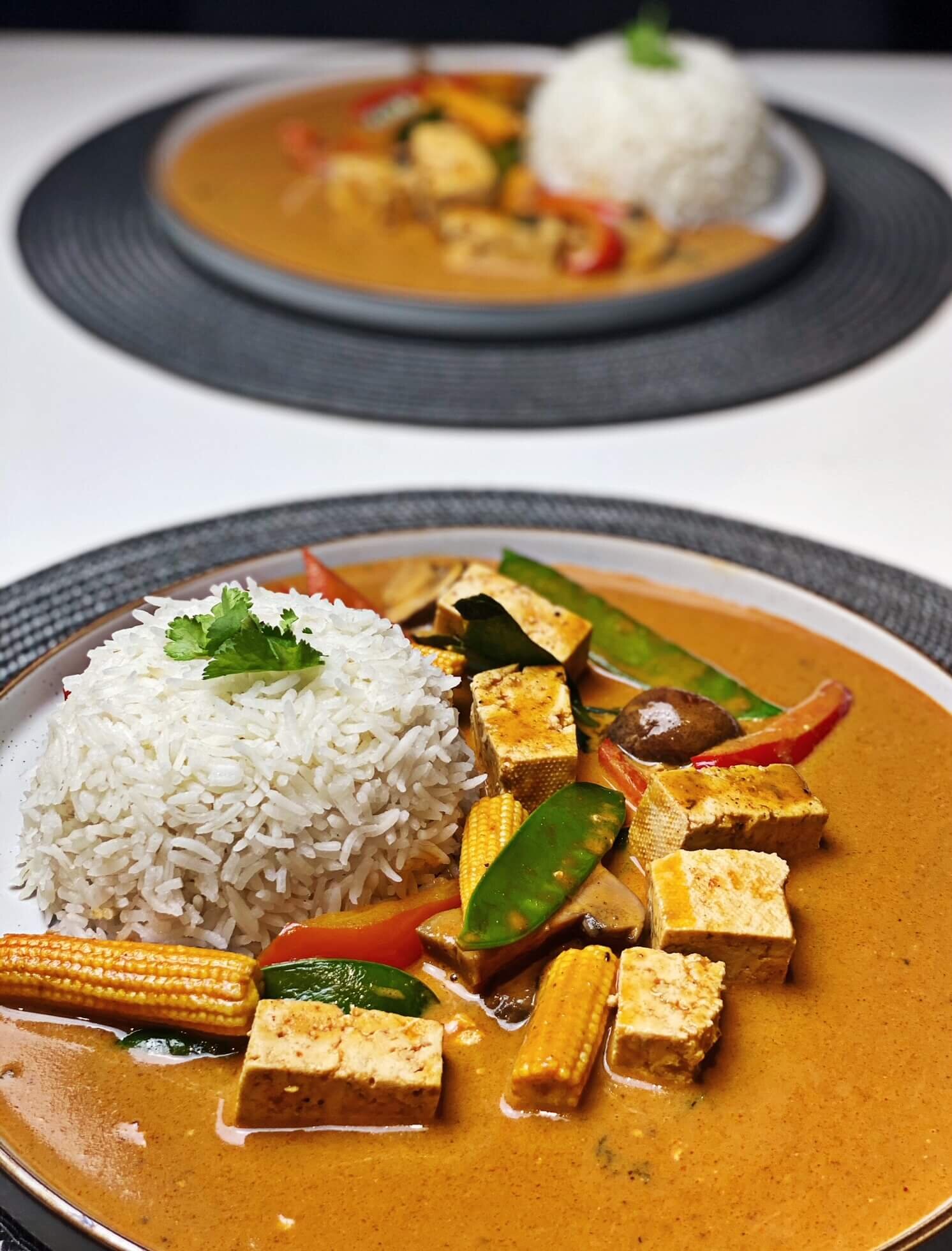 authentic vegan thai red curry