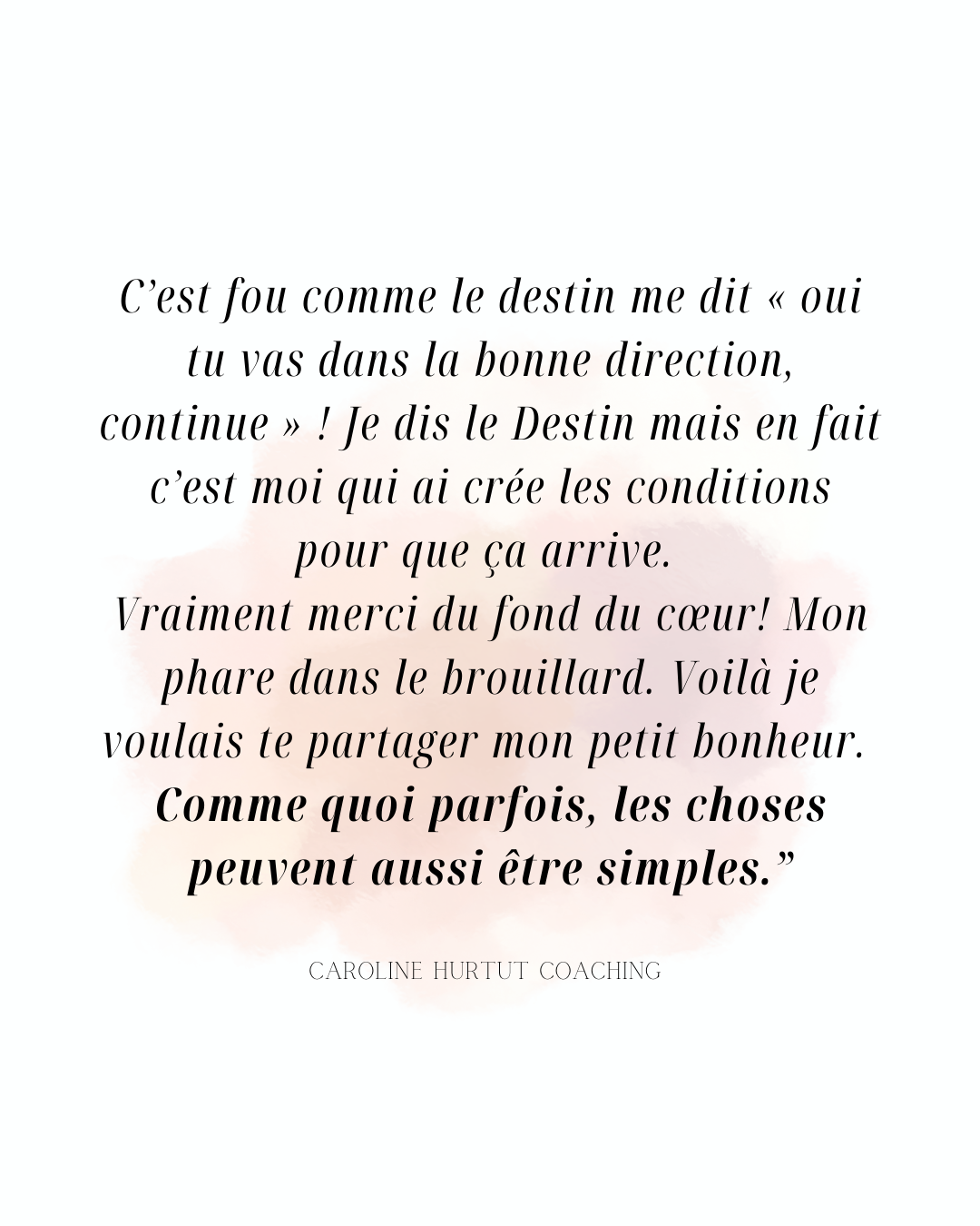 Artiste musicienne coaching résultat